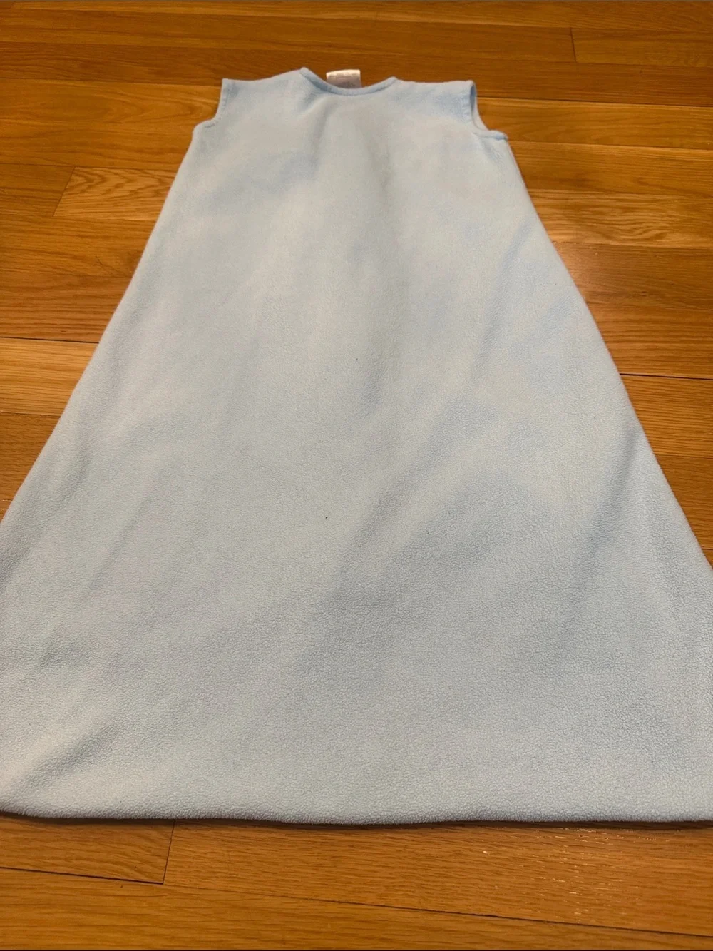 Halo boys blue fleece sleepsack size medium 6-12m .